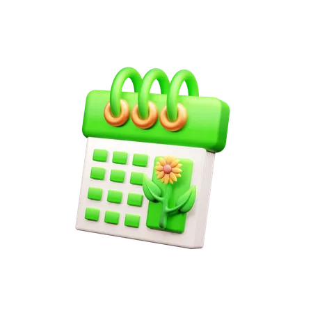 Dia de primavera  3D Icon