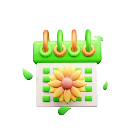 Dia de primavera  3D Icon