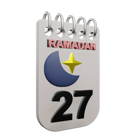 Día 27 del ramadán  3D Icon