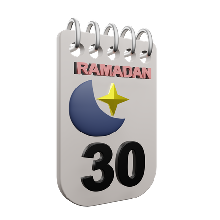 Día de ramadán 30  3D Icon