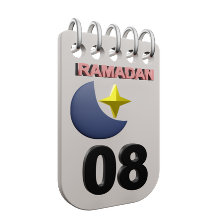 Ramadán día 8  3D Icon