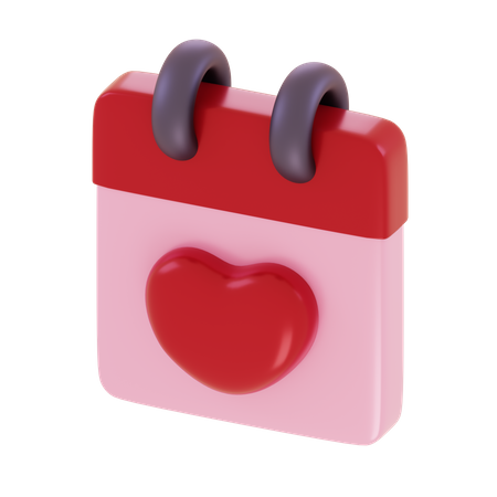 San Valentin o Dia de Amor  3D Icon