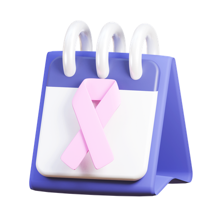 Dia del cancer  3D Icon