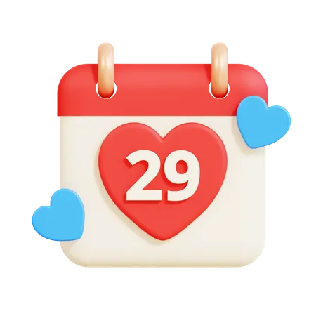 Día del Corazón  3D Icon
