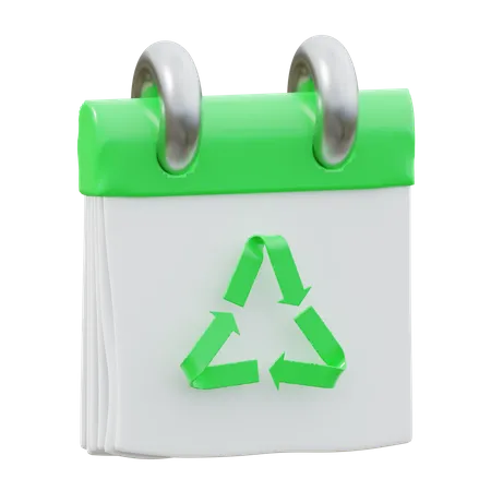 Dia del reciclaje  3D Icon