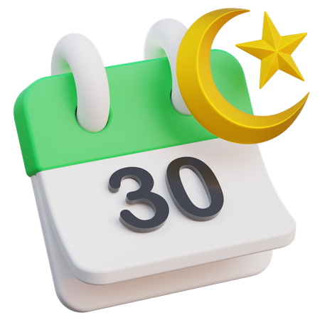 Dia do Ramadã  3D Icon