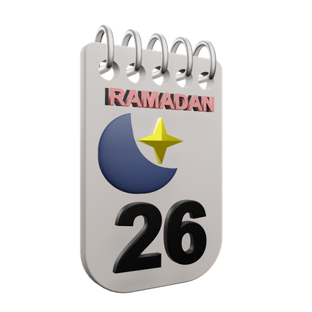 Ramadã dia 26  3D Icon