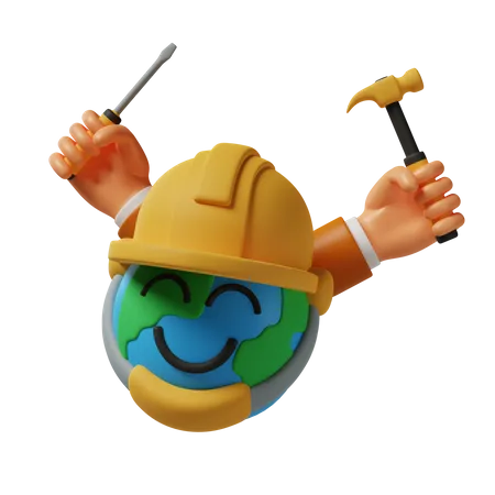 Dia de trabalho  3D Icon