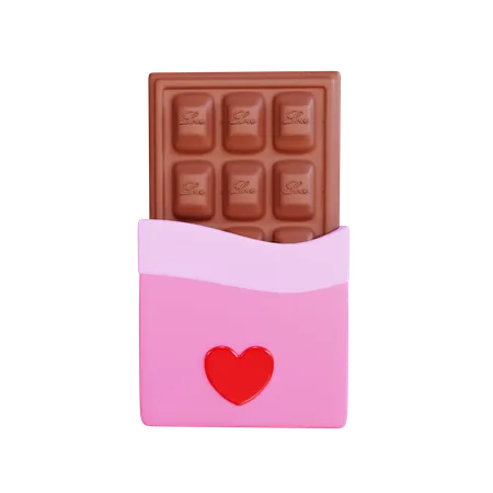 Chocolate dos namorados  3D Icon