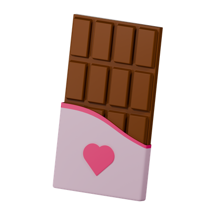 Chocolate dos namorados  3D Icon