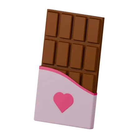 Chocolate dos namorados  3D Icon