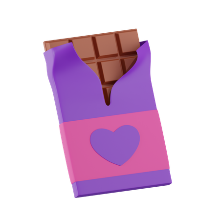 Chocolate dos namorados  3D Icon