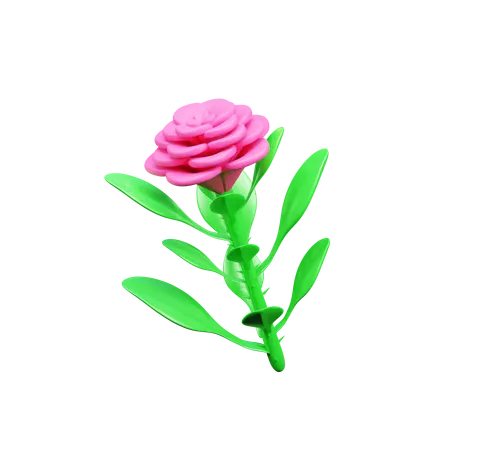 Rosa dos namorados  3D Icon