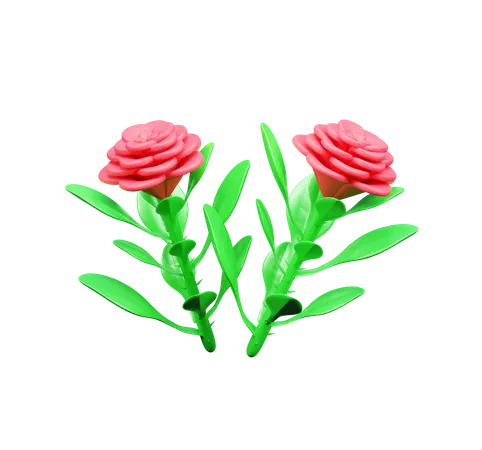 Rosa dos namorados  3D Icon