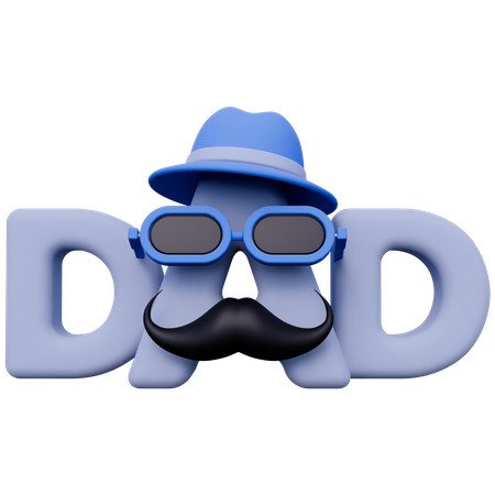 Dia dos Pais  3D Icon