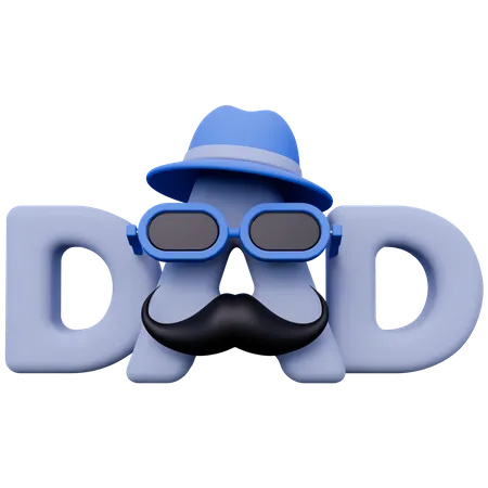 Dia dos Pais  3D Icon