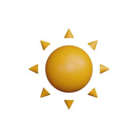 Dia ensolarado  3D Icon