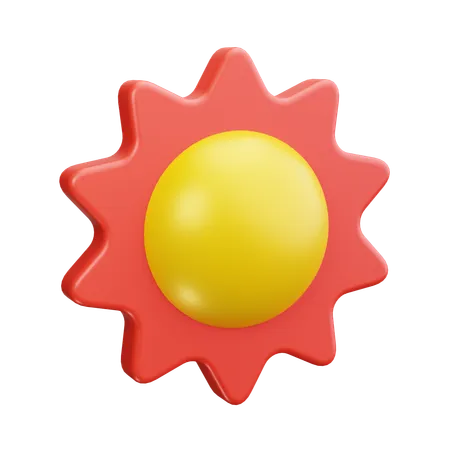 Dia ensolarado  3D Icon