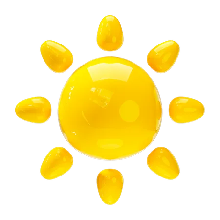 Dia ensolarado  3D Icon