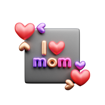 Dia internacional de las madres  3D Icon