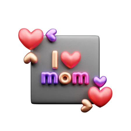 Dia internacional de las madres  3D Icon