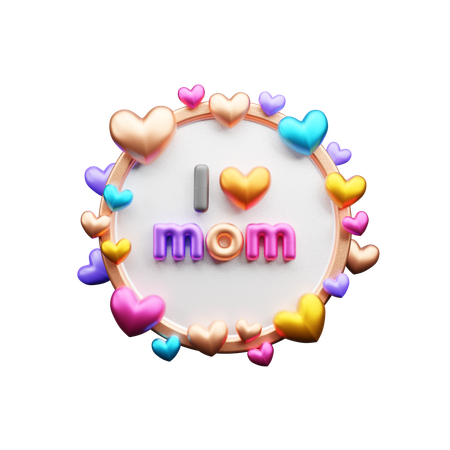 Dia internacional de las madres  3D Icon