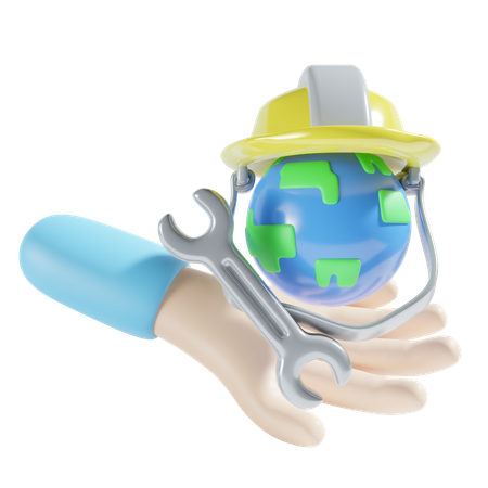 Dia Internacional do Trabalho  3D Icon