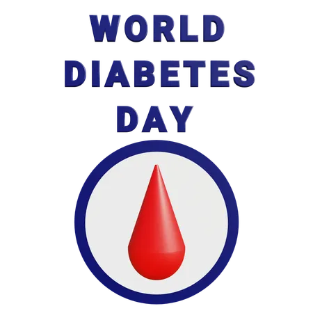 Día Mundial de la Diabetes  3D Icon