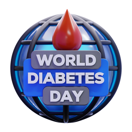 Día Mundial de la Diabetes  3D Icon