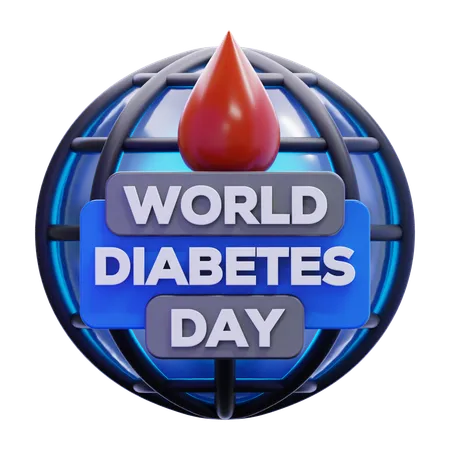 Día Mundial de la Diabetes  3D Icon