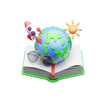 Día Mundial del Libro  3D Icon