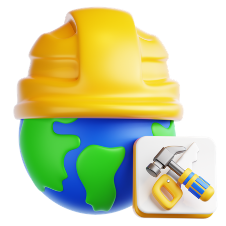 Dia mundial del trabajo  3D Icon