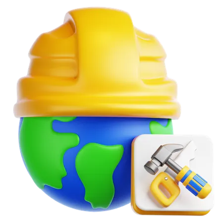 Dia mundial del trabajo  3D Icon