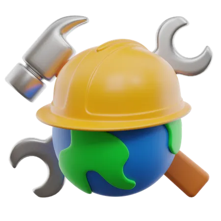 Dia Mundial Del Trabajo 3D Icon