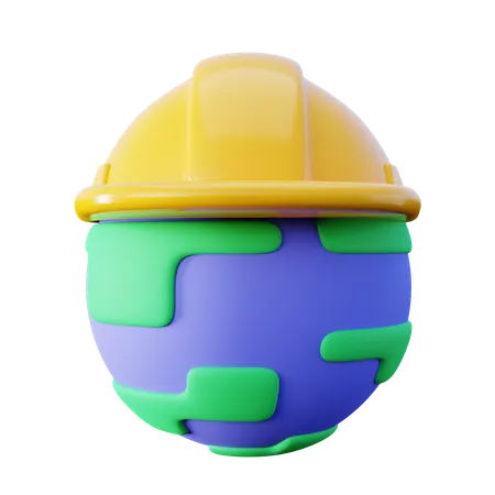 Dia mundial del trabajo  3D Icon