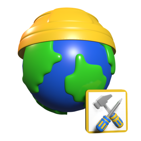 Dia mundial del trabajo  3D Icon