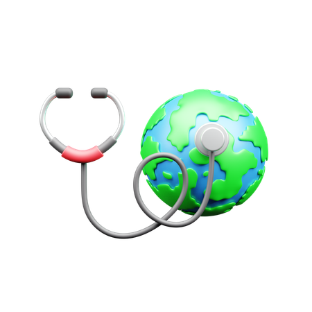 Dia mundial do check-up  3D Icon