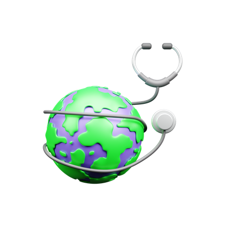 Dia mundial do check-up  3D Icon