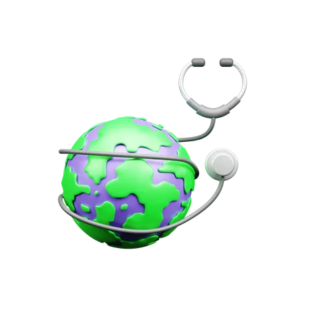 Dia mundial do check-up  3D Icon