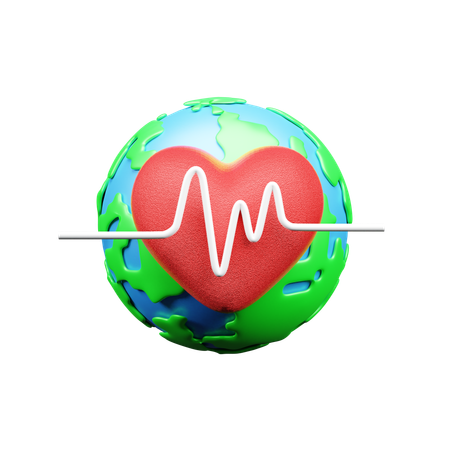 Dia mundial do check-up  3D Icon