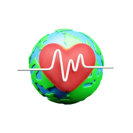 Dia mundial do check-up  3D Icon