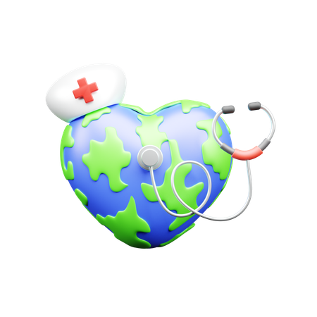 Dia mundial do check-up  3D Icon