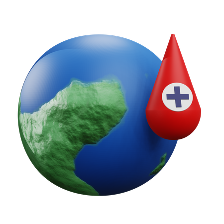 Dia Mundial do Doador de Sangue  3D Icon