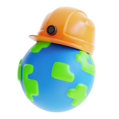 Dia mundial do trabalho  3D Icon