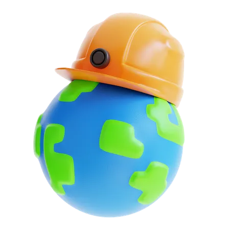 Dia mundial do trabalho  3D Icon