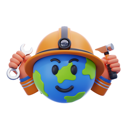 Dia mundial do trabalho  3D Icon