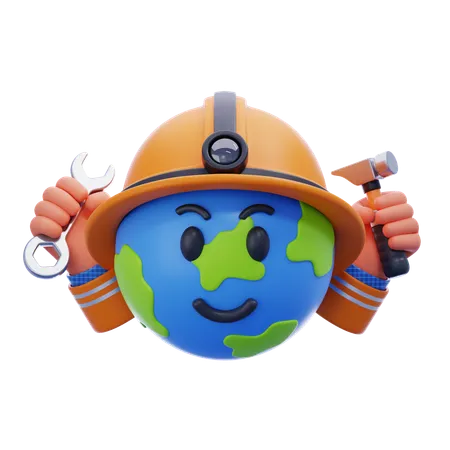 Dia mundial do trabalho  3D Icon