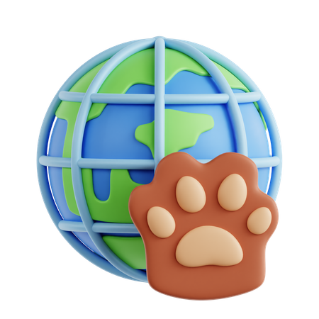 Dia Mundial dos Animais  3D Icon