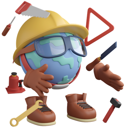 Dia Nacional da Segurança  3D Icon