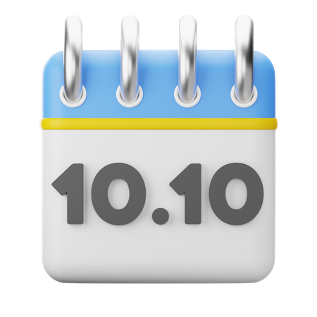 Día de promoción 10.10  3D Icon